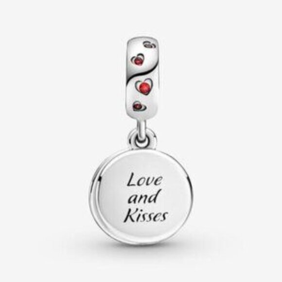 Pandora Disney Mickey Mouse & Minnie Mouse Love and Kisses Dangle Charm - Picture 4 of 6